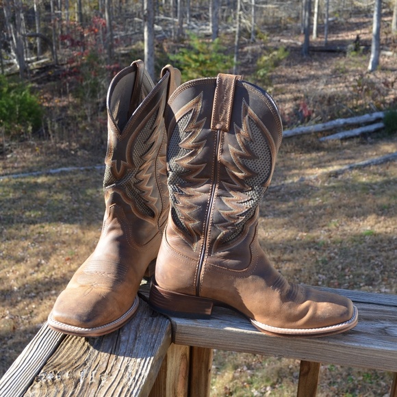 venttek ultra narrow square toe western boot
